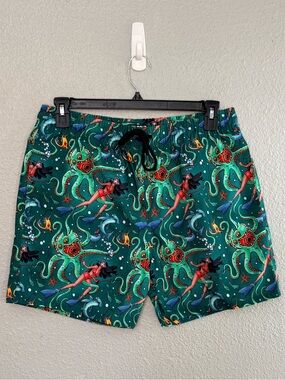 Culprit | “Get it Kraken “ Swim Trucks with Removable Liner | Size XL